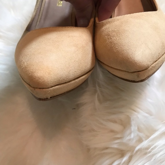 Pour La Victorie Suede Heels Size 8 - Picture 2 of 5